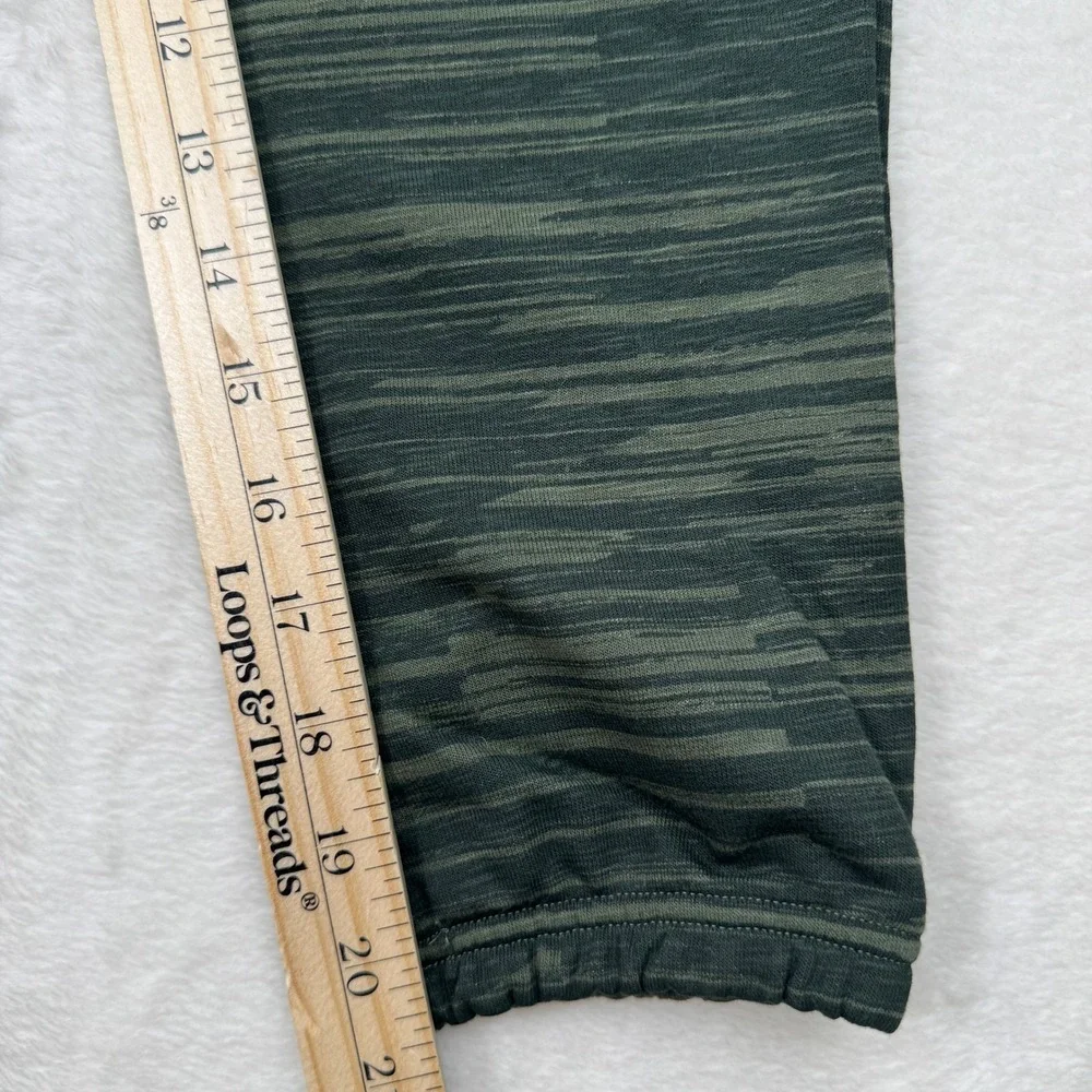 Under Armour Joggers Boys Medium Green Space Dye Fleece Sweatpants Loose Fit